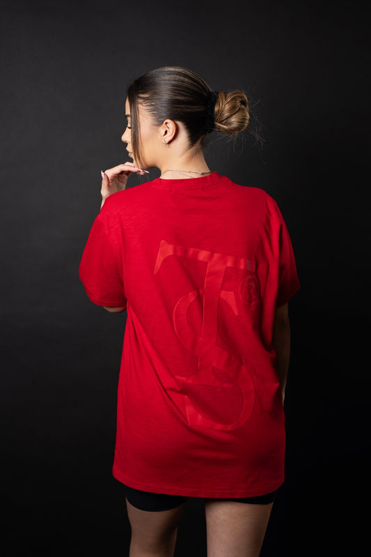 ESSENTIALS RED TEE