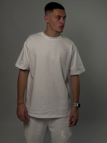 White Embroidery Trusted T-shirt