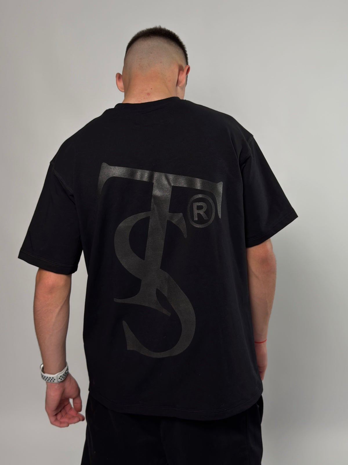 Black Embroidery Trusted T-shirt