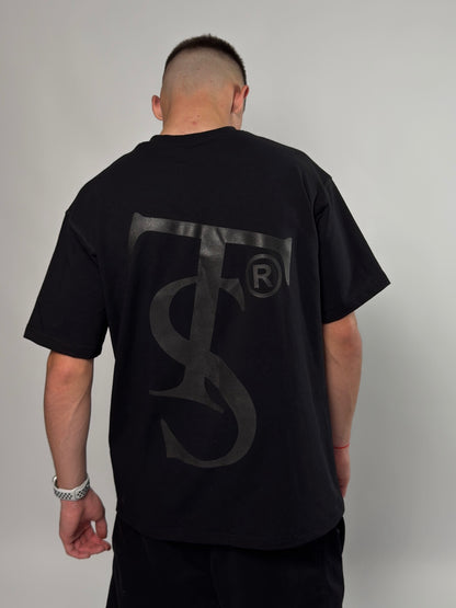 Black Embroidery Trusted T-shirt